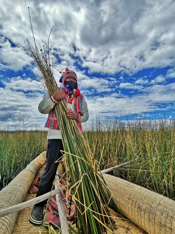 Uros Caminos Del Titicaca Peru Villa Puno Kültér fotó