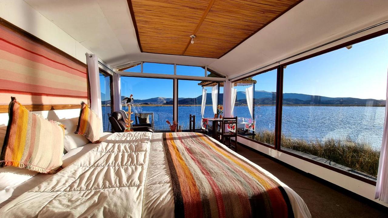 Uros Caminos Del Titicaca Peru Villa Puno Kültér fotó