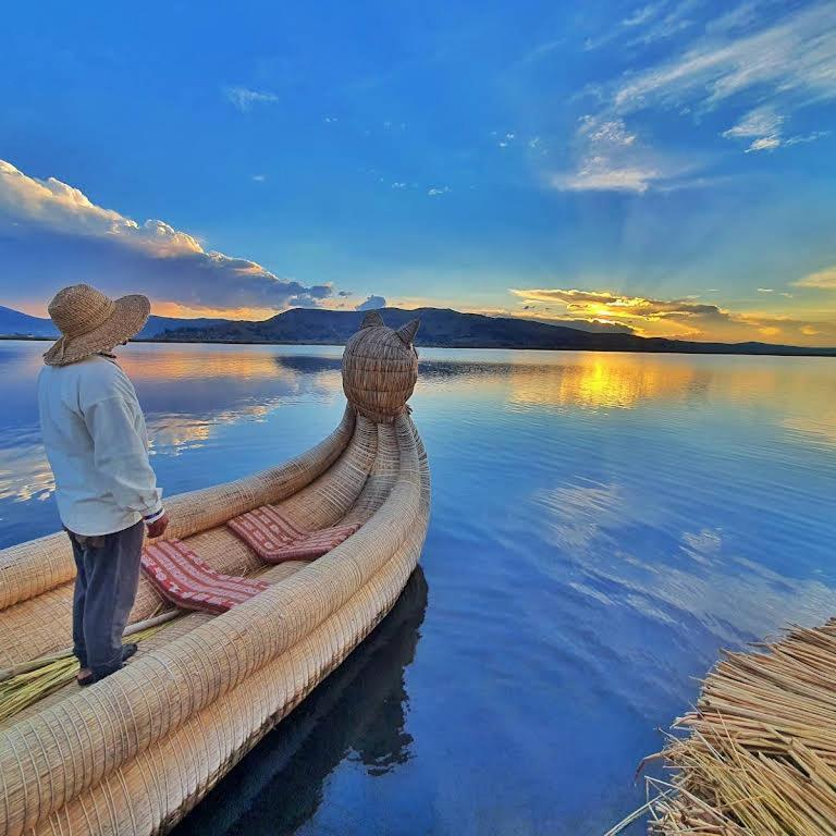 Uros Caminos Del Titicaca Peru Villa Puno Kültér fotó