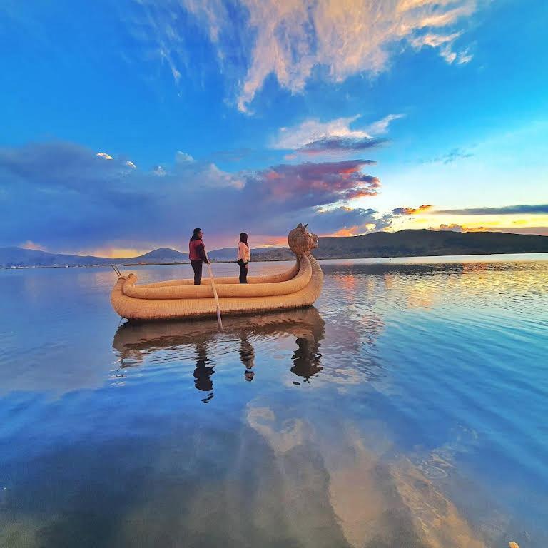 Uros Caminos Del Titicaca Peru Villa Puno Kültér fotó