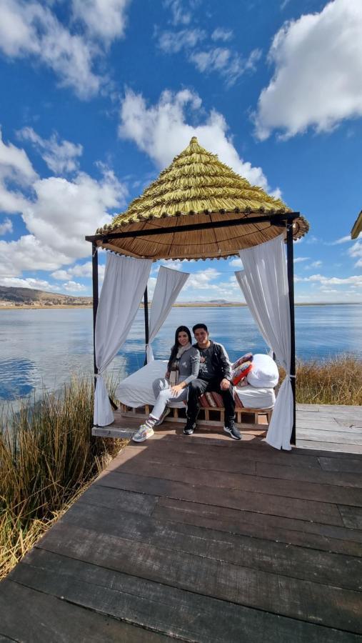 Uros Caminos Del Titicaca Peru Villa Puno Kültér fotó