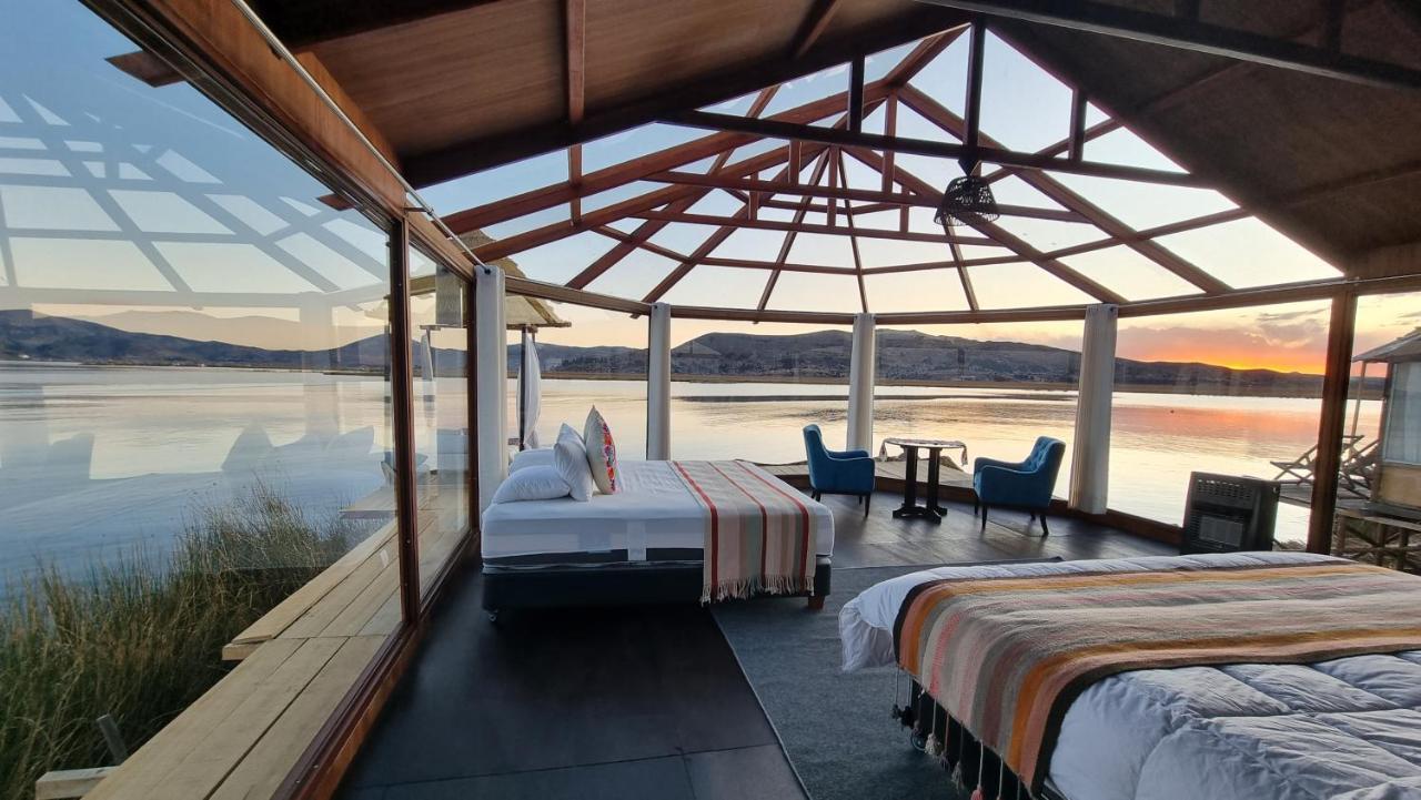 Uros Caminos Del Titicaca Peru Villa Puno Kültér fotó