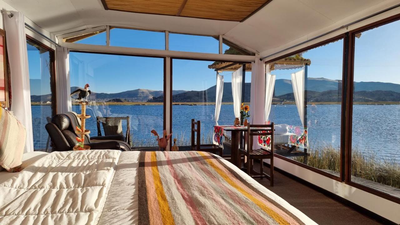Uros Caminos Del Titicaca Peru Villa Puno Kültér fotó