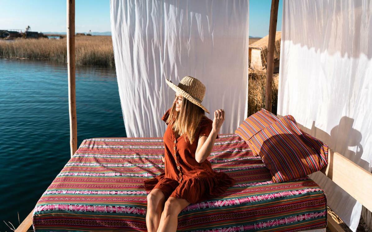 Uros Caminos Del Titicaca Peru Villa Puno Kültér fotó