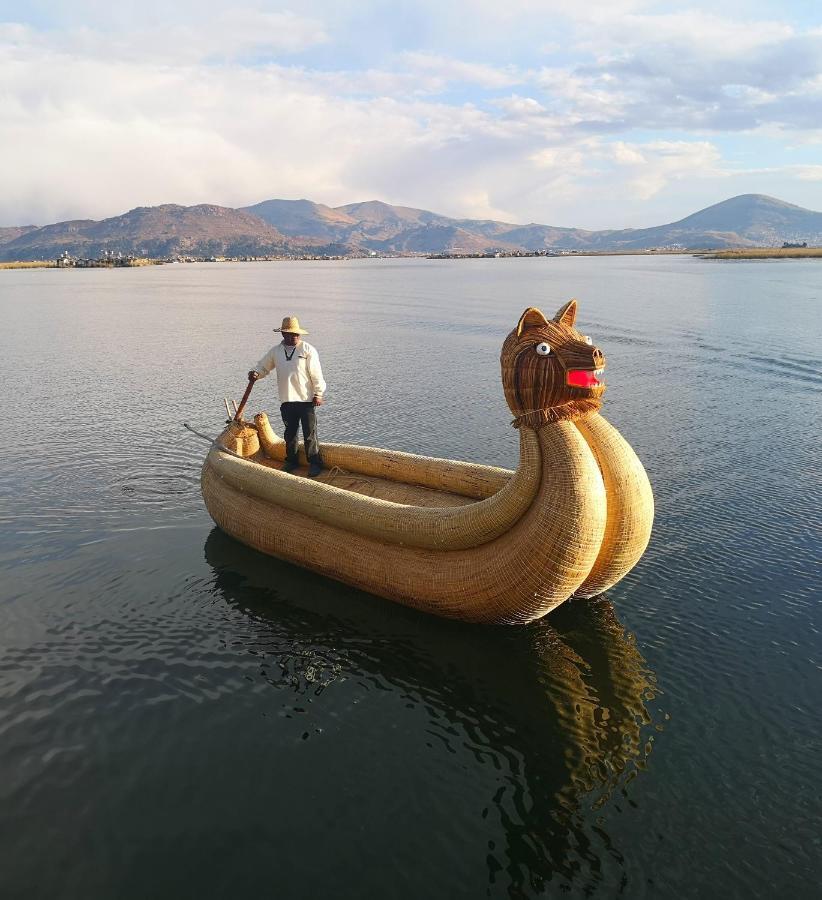 Uros Caminos Del Titicaca Peru Villa Puno Kültér fotó
